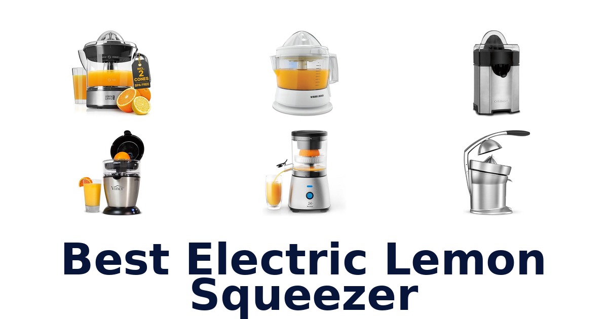 Best Electric Lemon Squeezers: Top 10 Picks for 2026