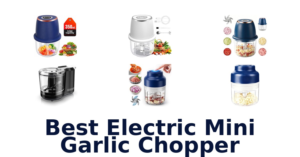 best electric mini garlic chopper