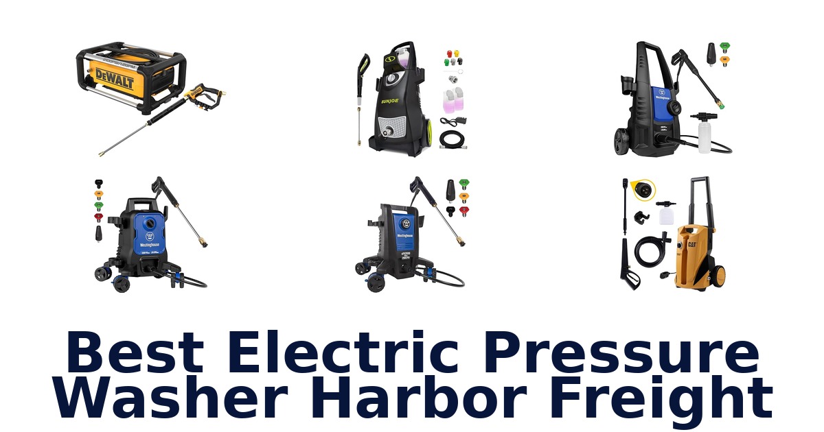 best electric pressure washer harbor freight