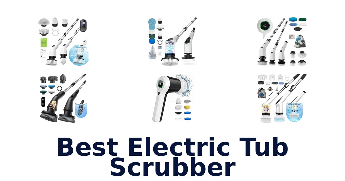 best electric tub scrubber