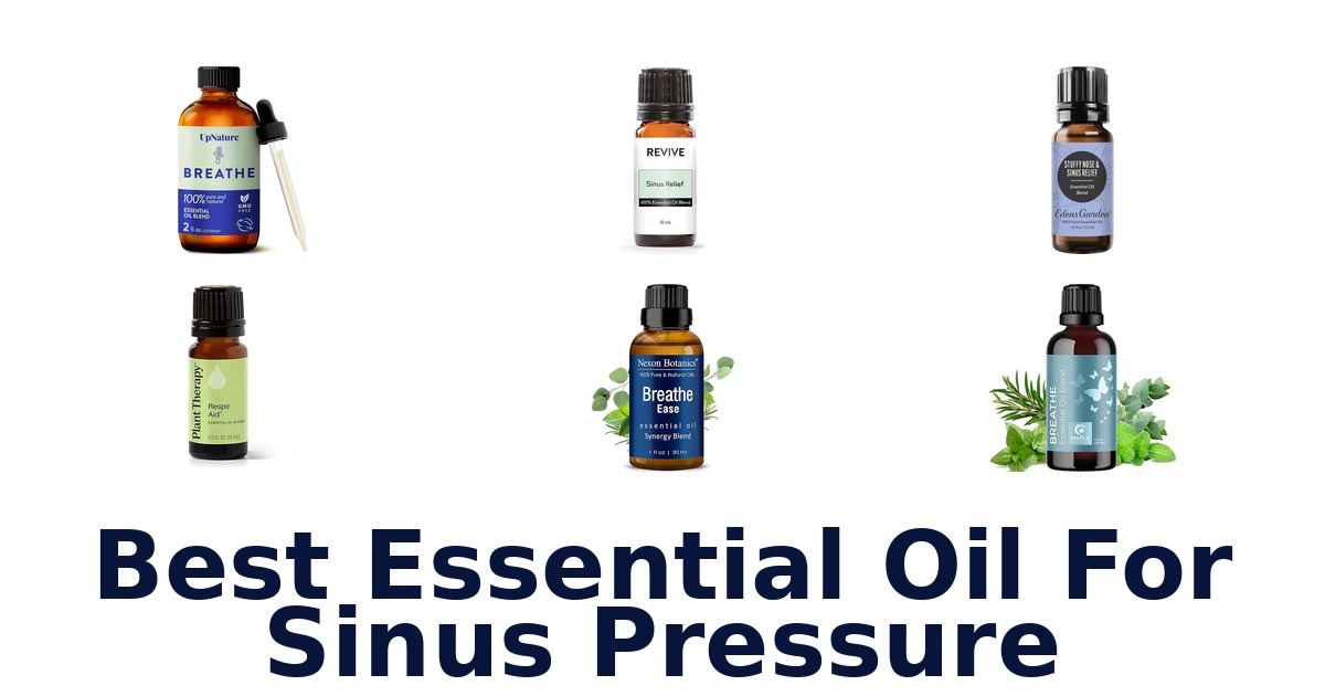 best essential oil for sinus pressure