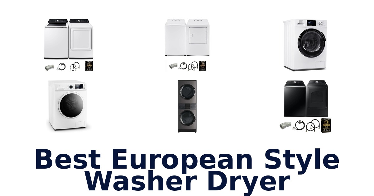 best european style washer dryer