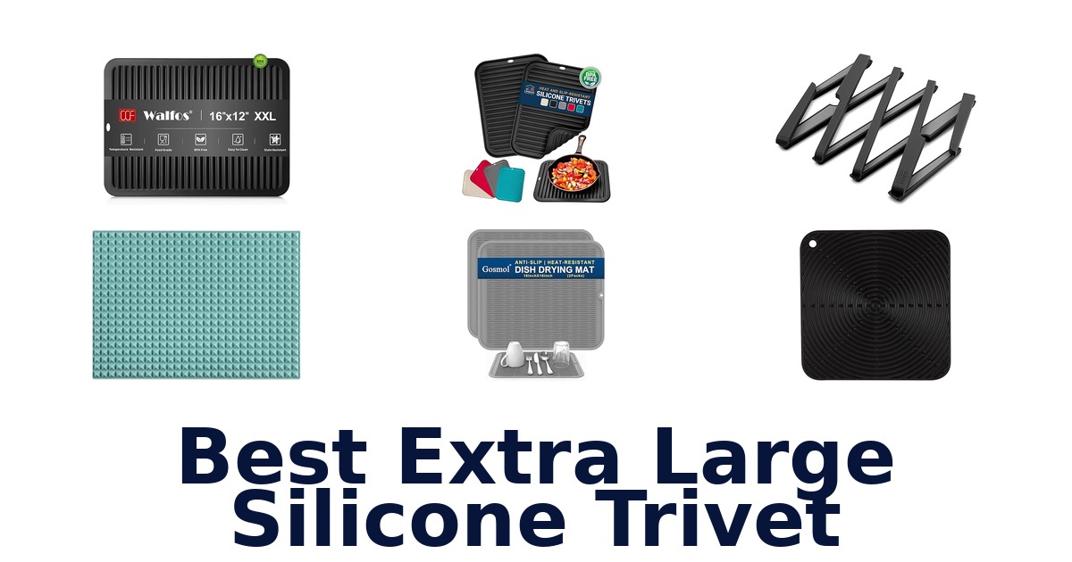 best extra large silicone trivet