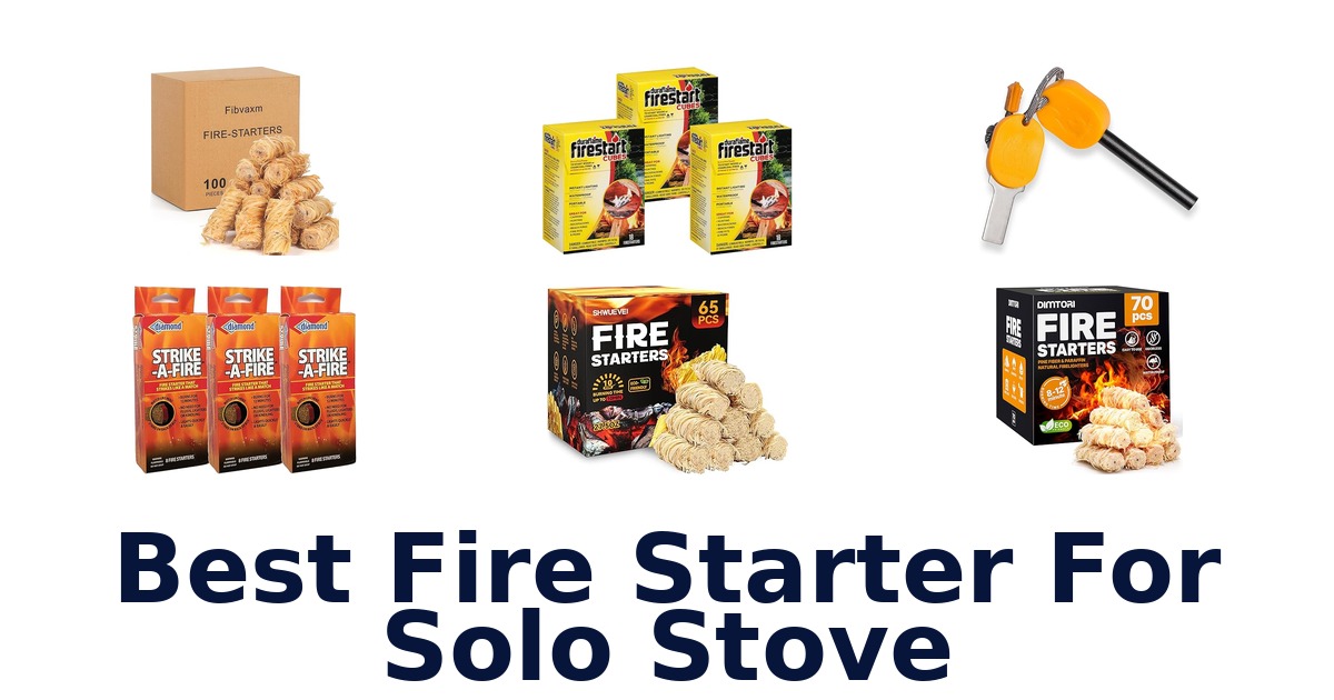 best fire starter for solo stove