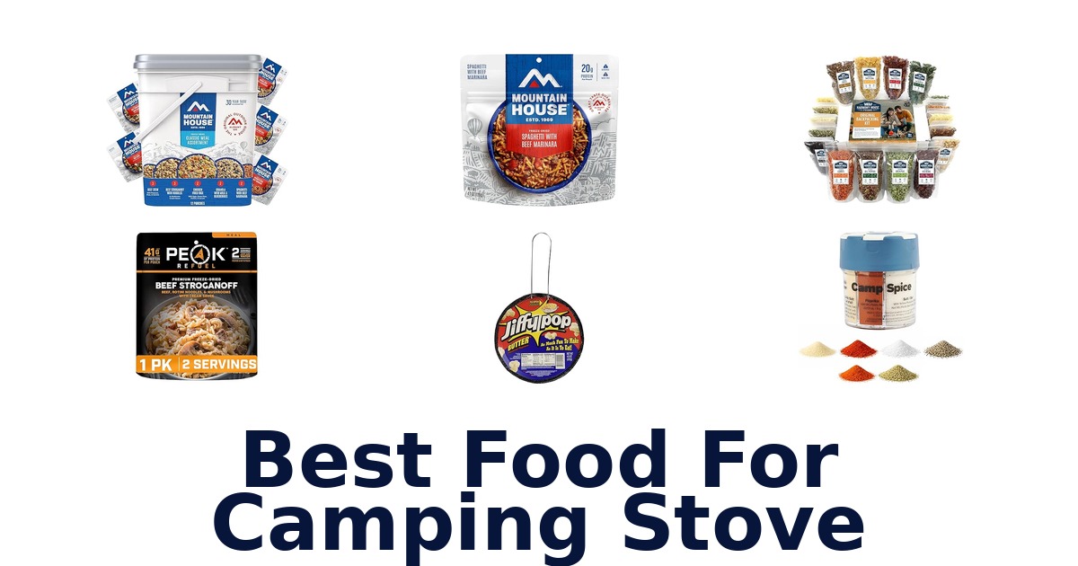 best food for camping stove