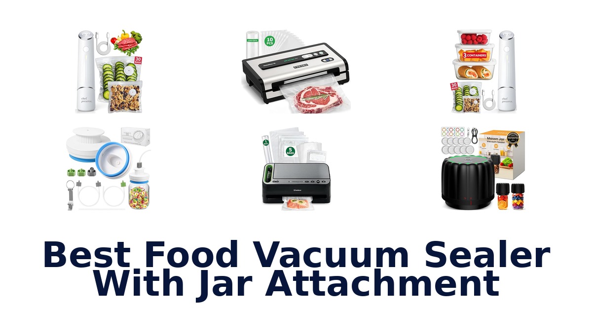 best food vacuum sealer with jar attachment