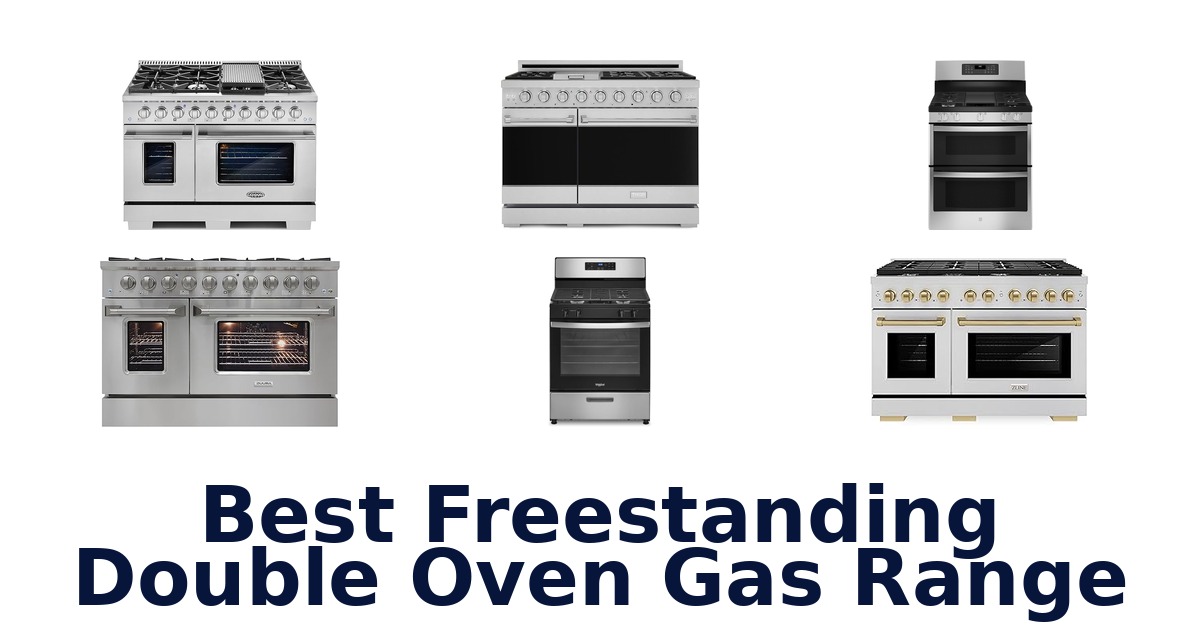 best freestanding double oven gas range