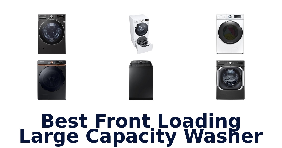 best front loading large capacity washer