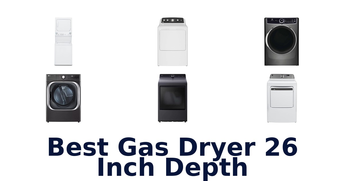 best gas dryer 26 inch depth