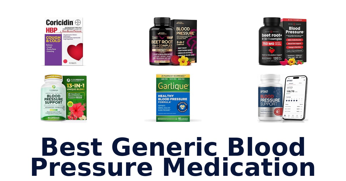 best generic blood pressure medication