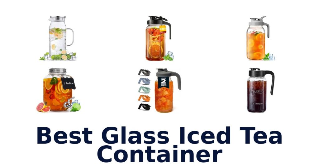 Best Glass Iced Tea Containers: Top 10 Picks - RFC Calcular