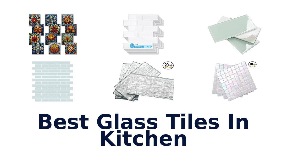 best glass tiles in kitchen