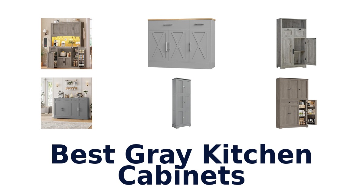 best gray kitchen cabinets