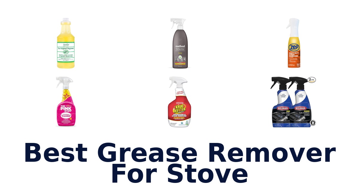 best grease remover for stove