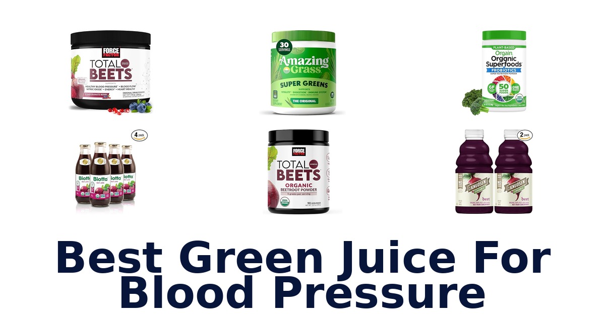 best green juice for blood pressure