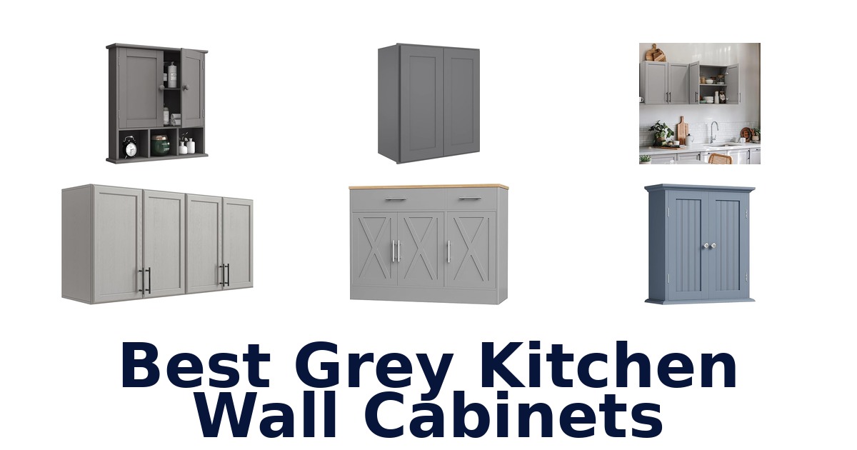 best grey kitchen wall cabinets