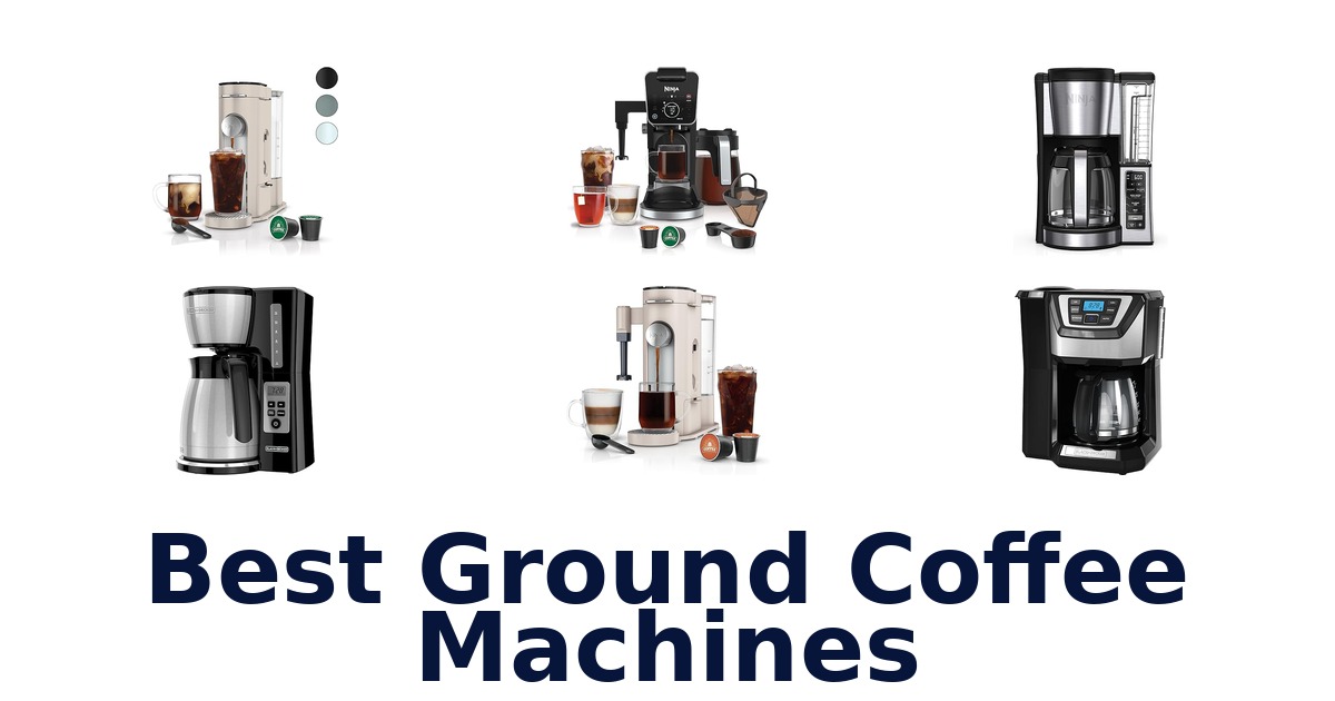 best ground coffee machines