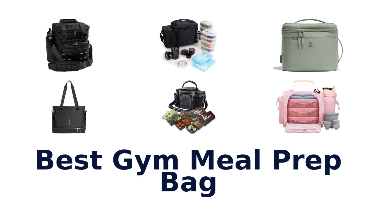 best gym meal prep bag