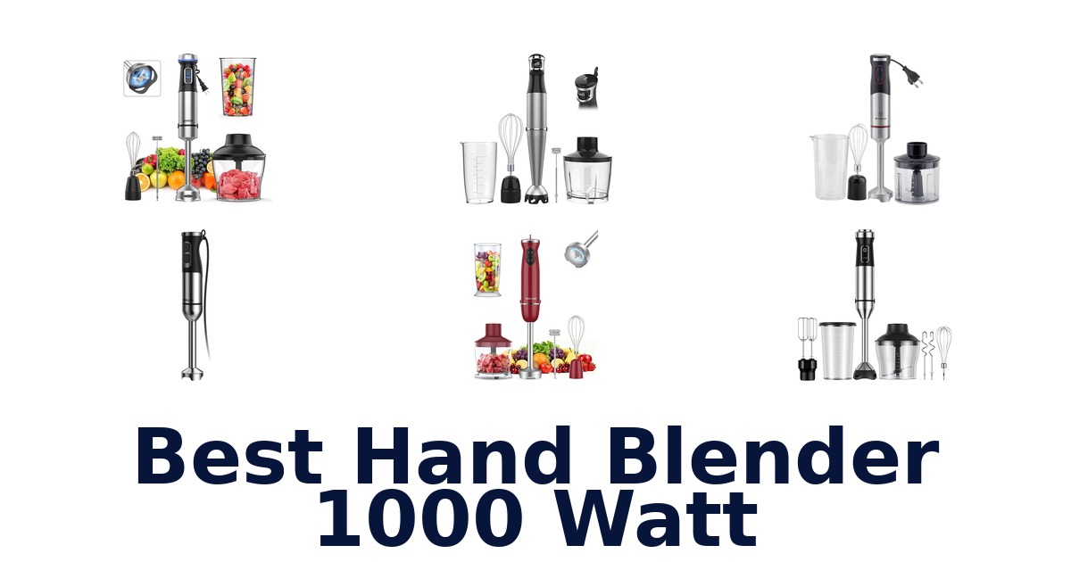 best hand blender 1000 watt