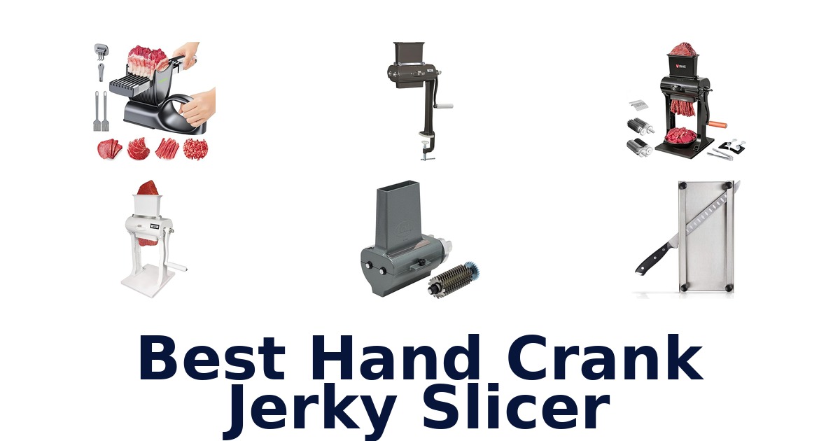 best hand crank jerky slicer