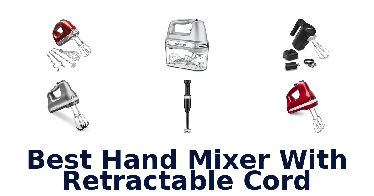 best hand mixer with retractable cord