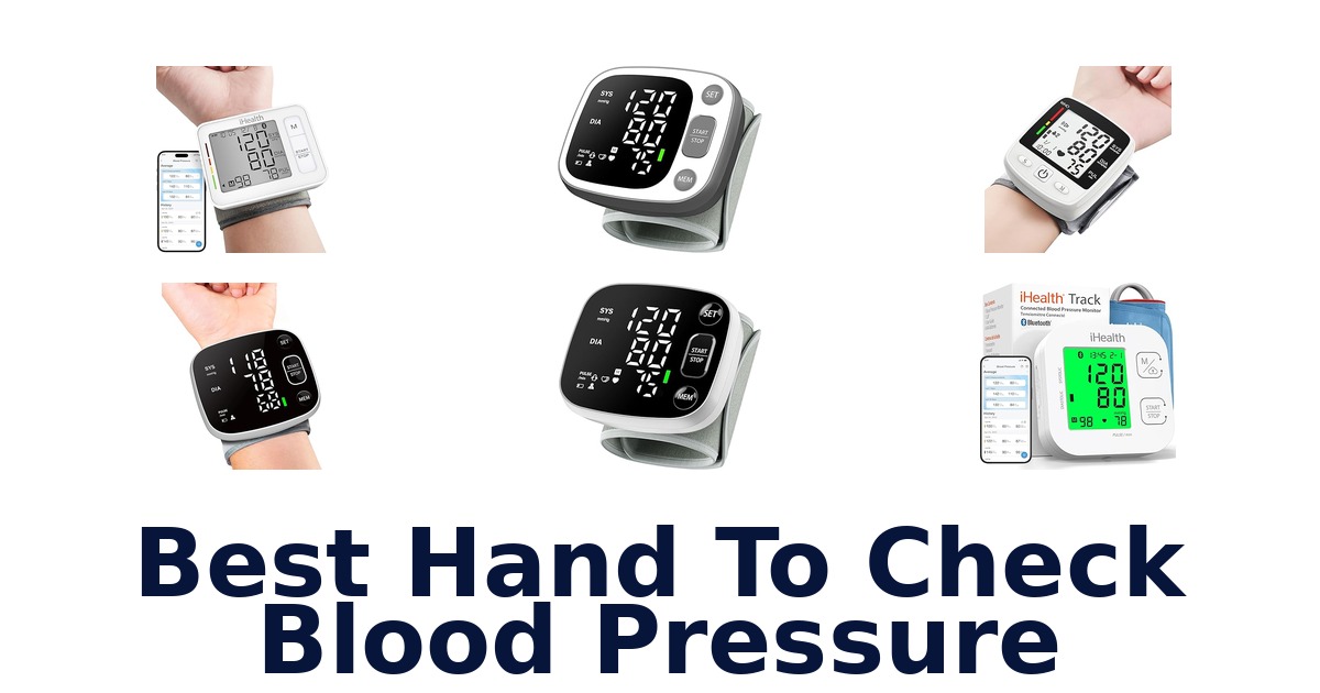 best hand to check blood pressure