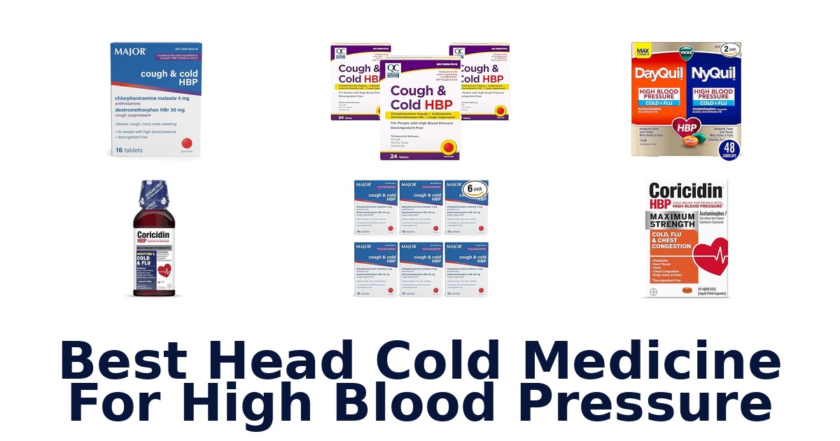 best head cold medicine for high blood pressure