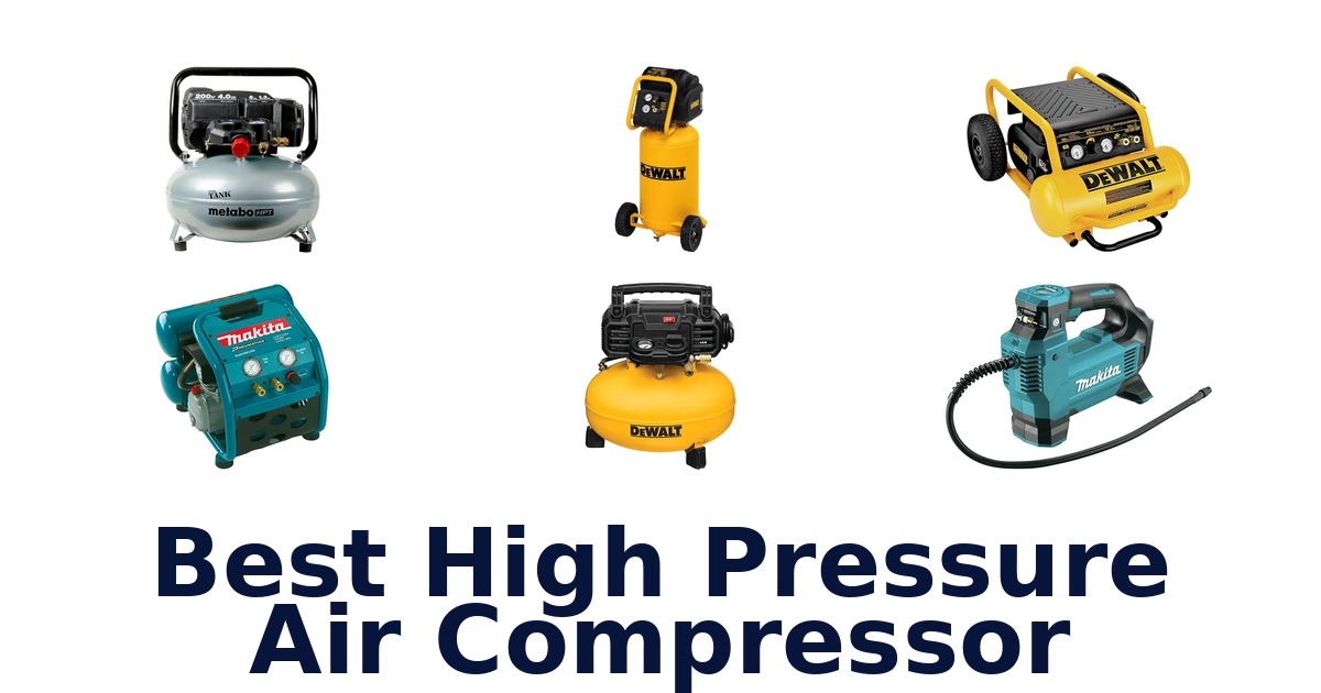 best high pressure air compressor