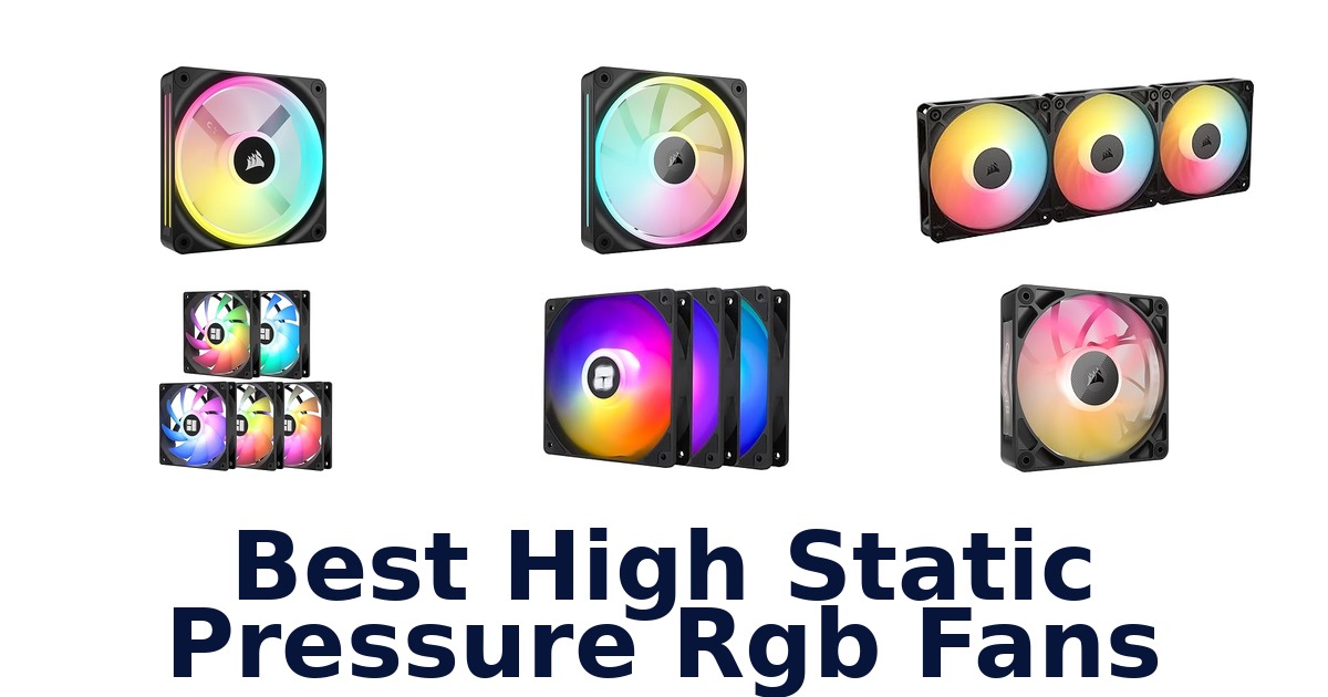 best high static pressure rgb fans