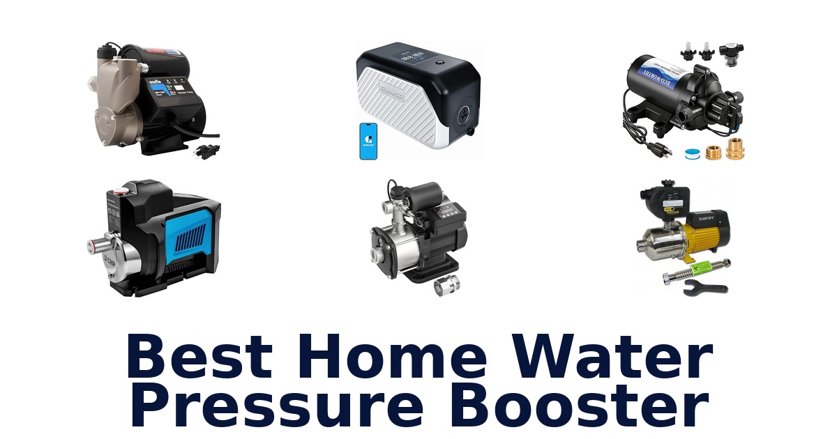 best home water pressure booster
