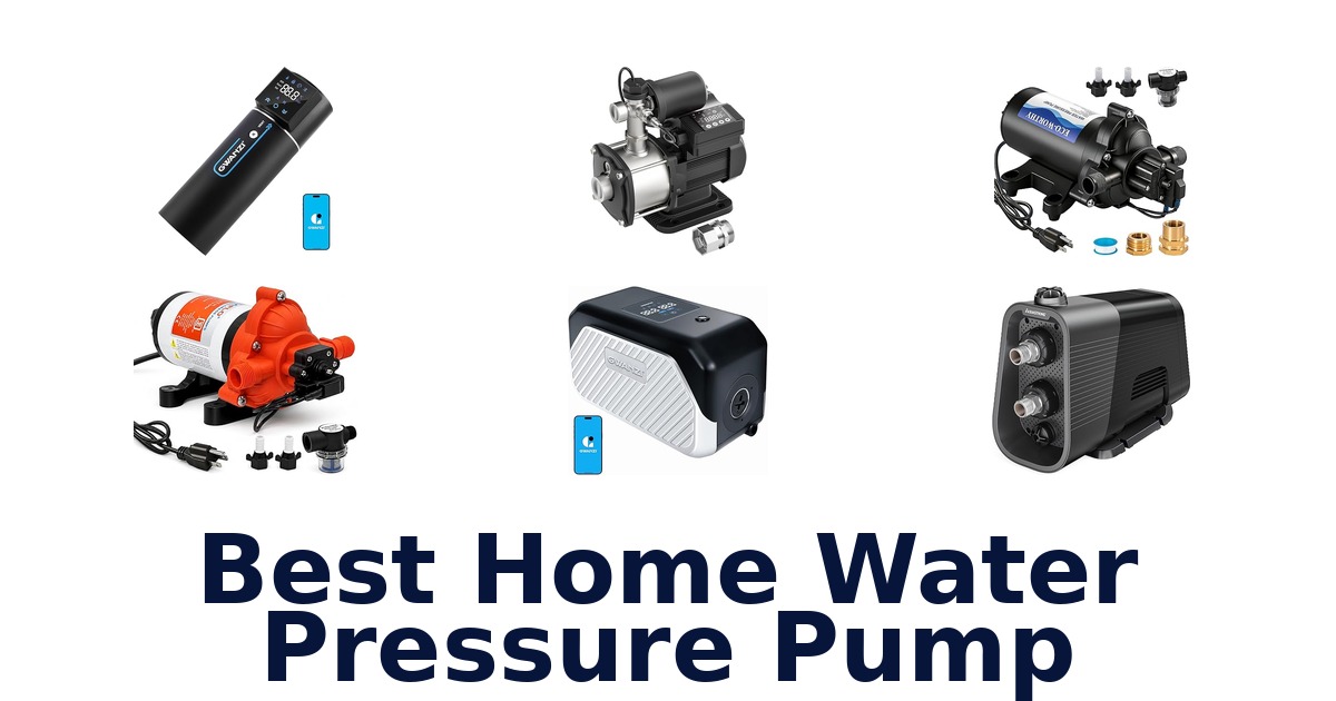 best home water pressure pump