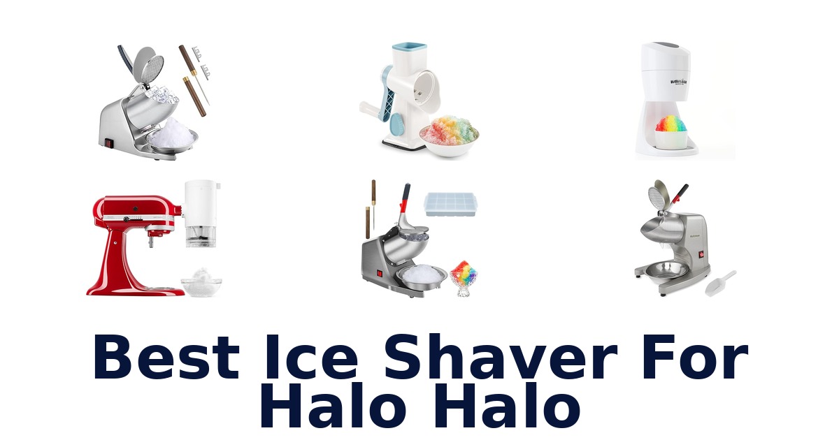 best ice shaver for halo halo