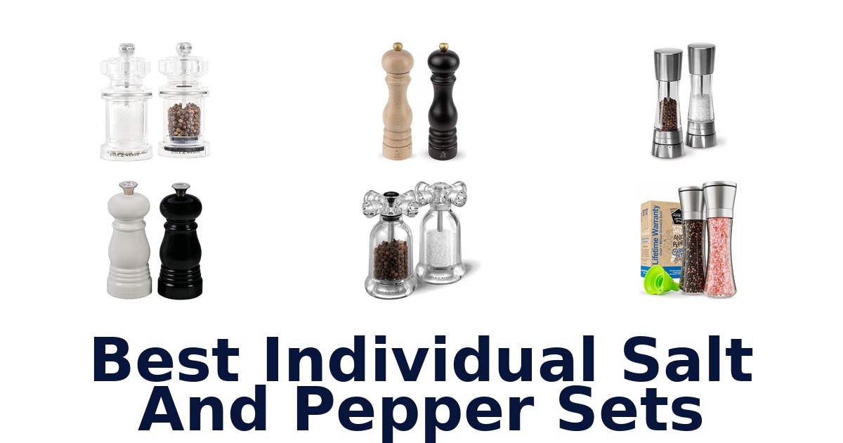 best individual salt and pepper sets