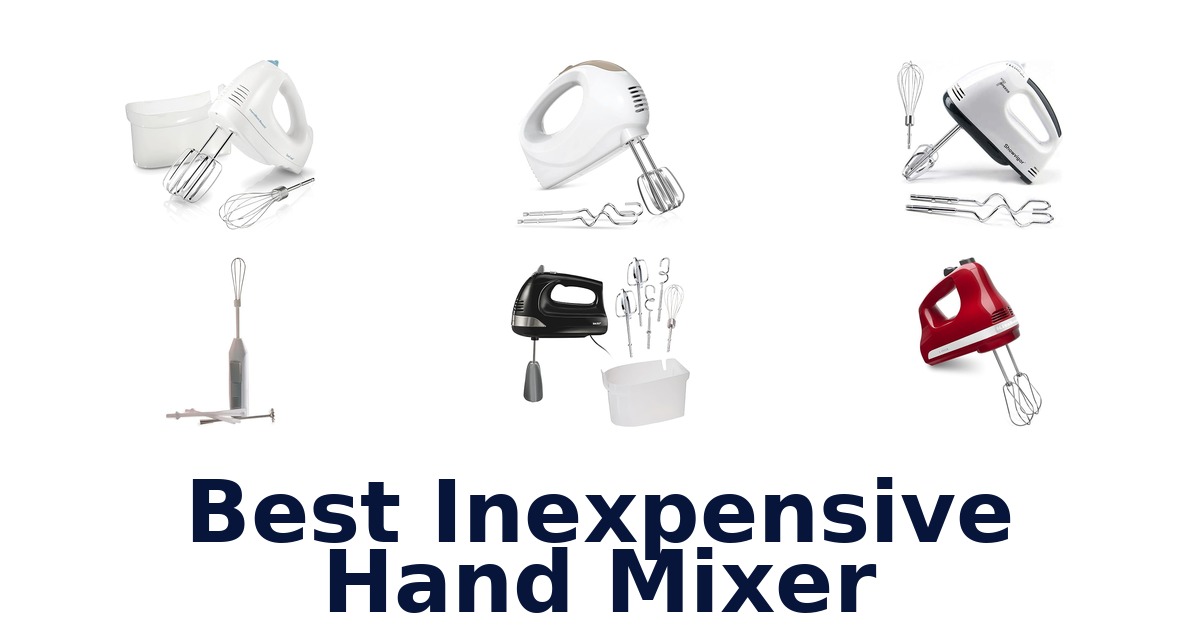 best inexpensive hand mixer