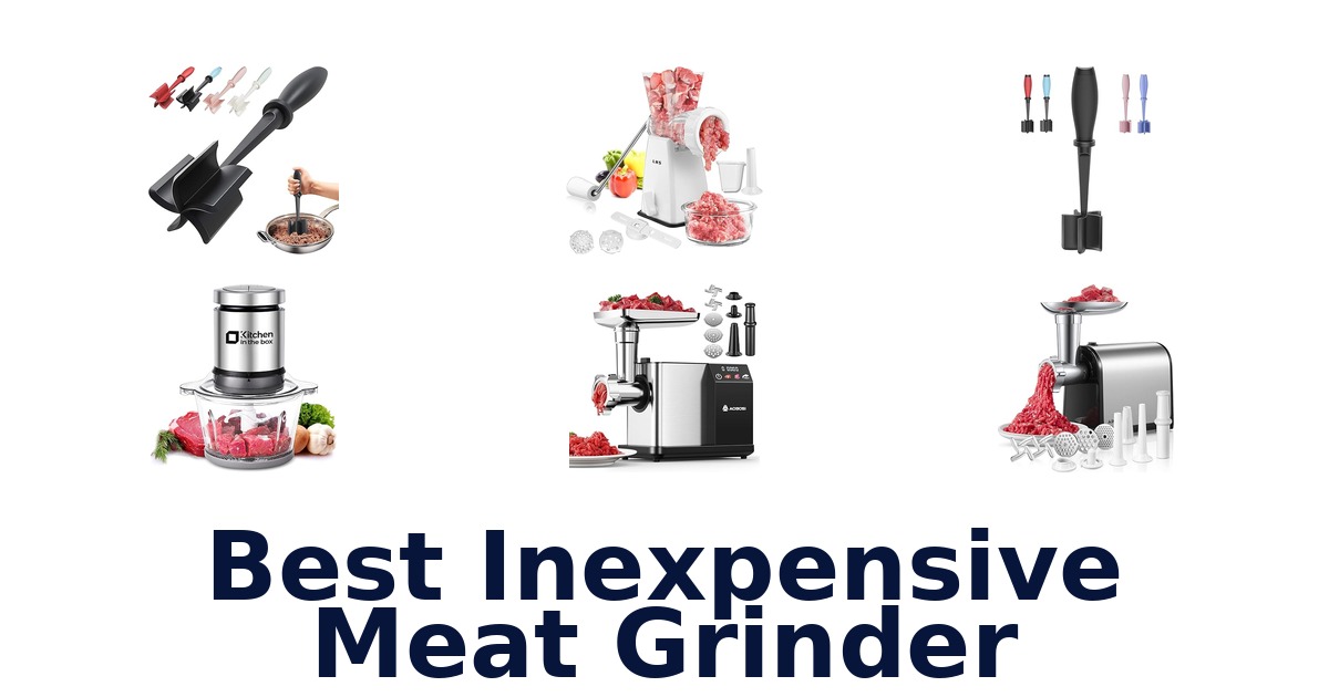best inexpensive meat grinder