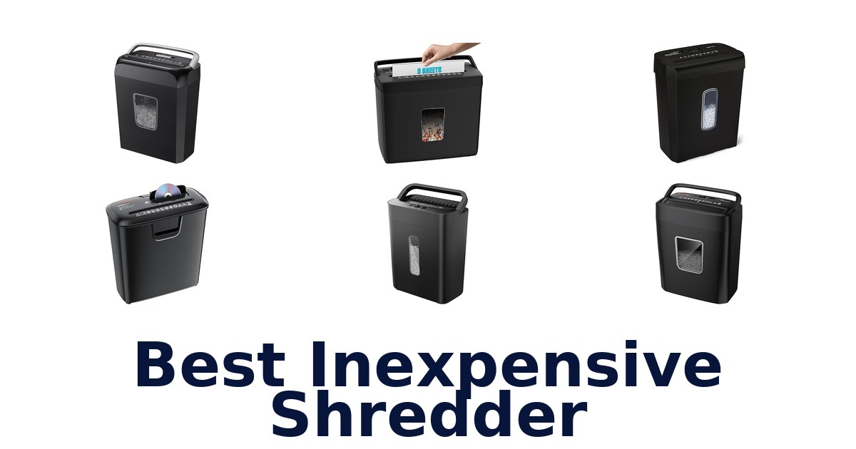 Best Inexpensive Shredders: Top 10 Picks Under $50