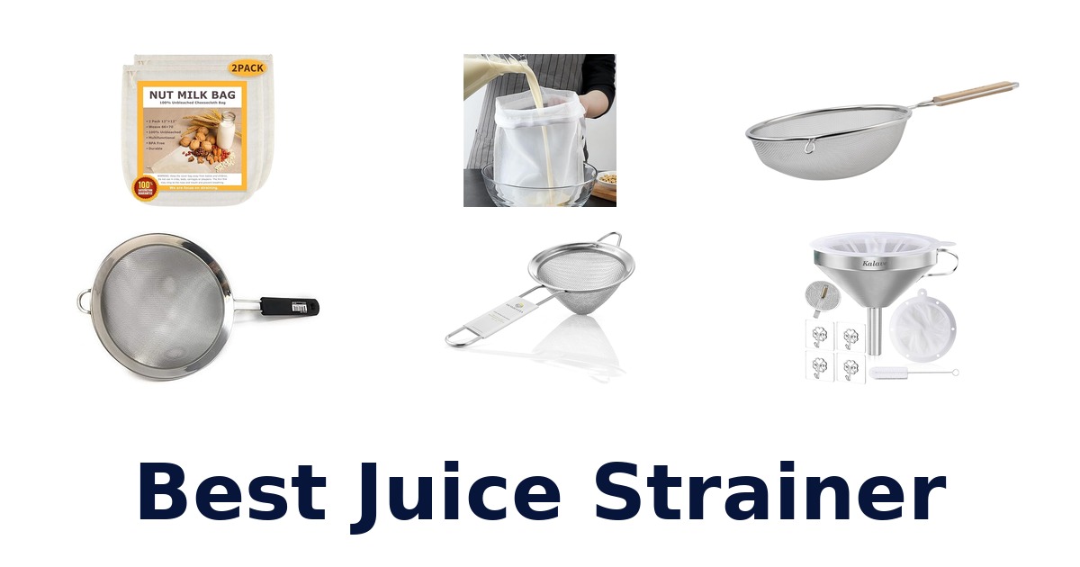 best juice strainer