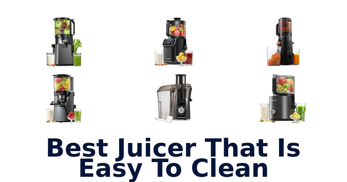 best juicer that is easy to clean