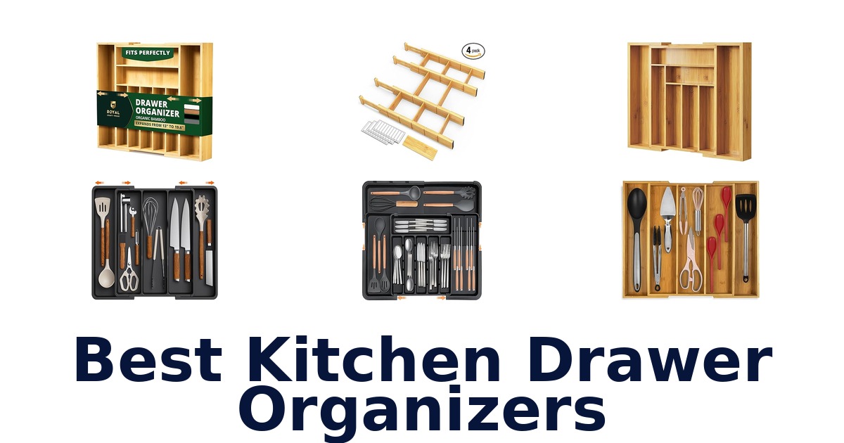 best kitchen drawer organizers