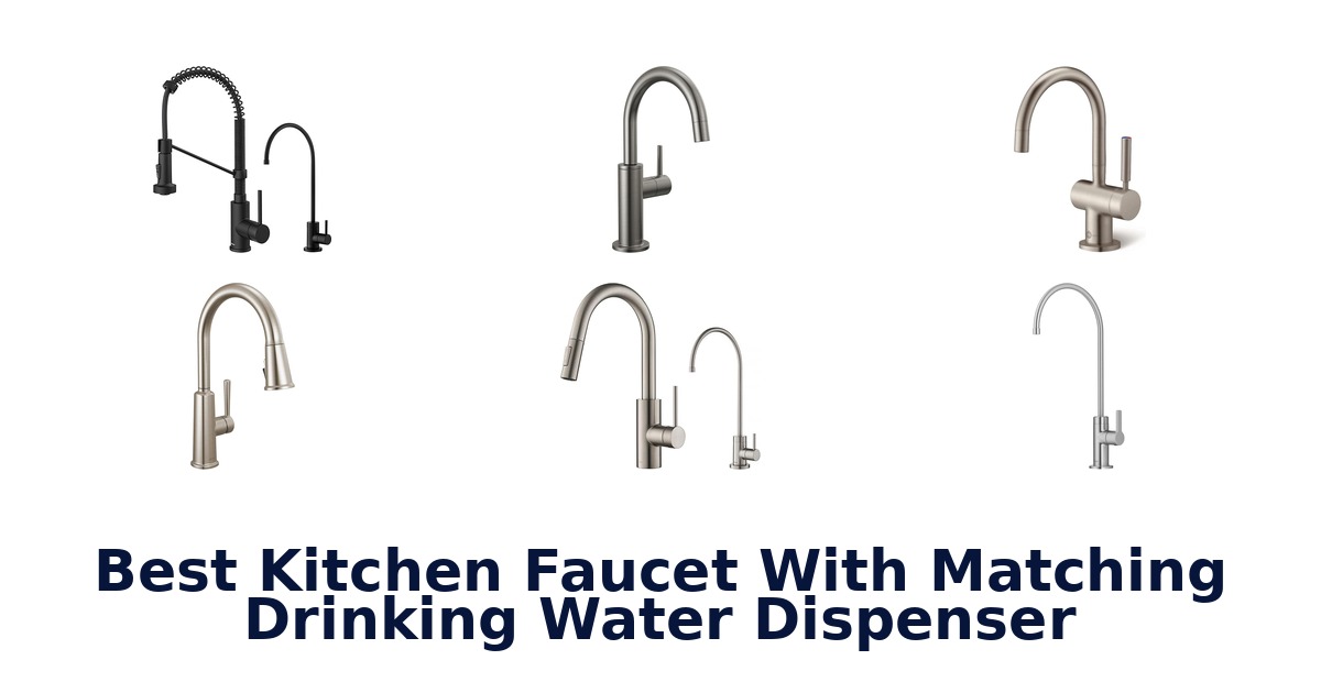 BEST Kitchen Faucet w/ Dispenser: Top 10 Picks