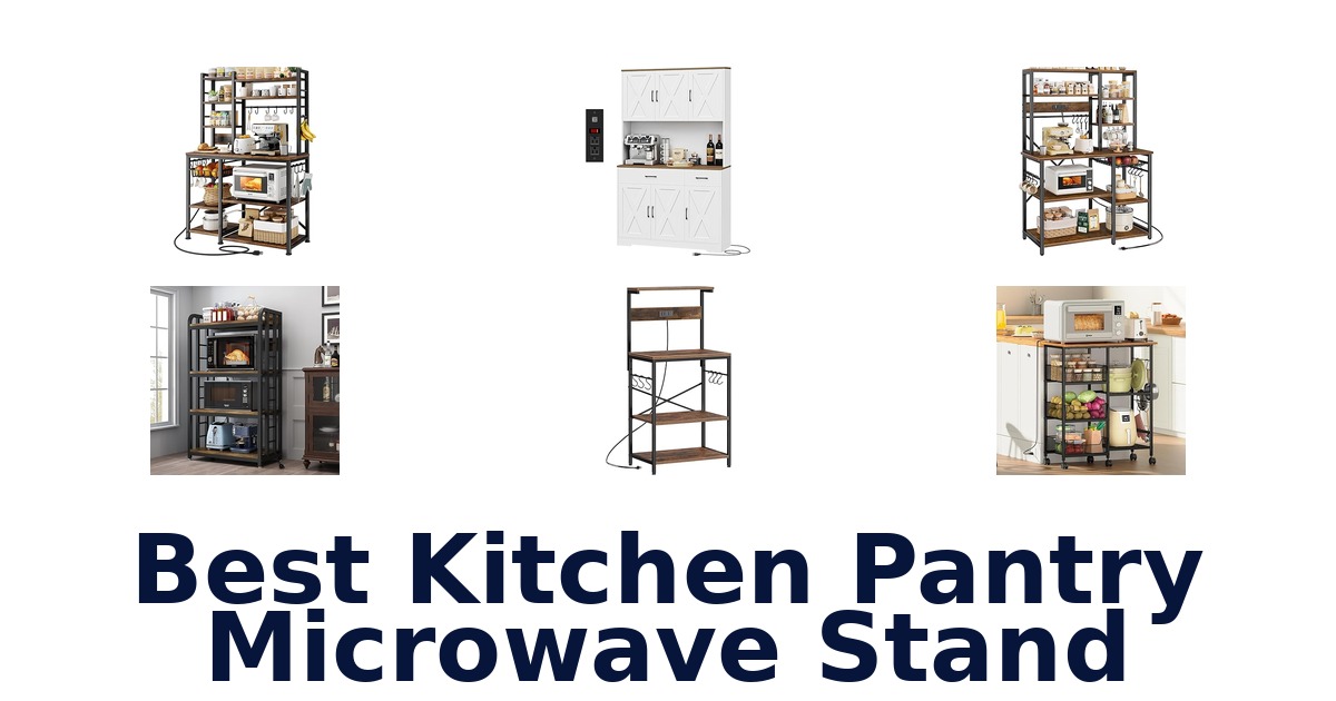 Best Pantry Microwave Stands: Top 10 Picks