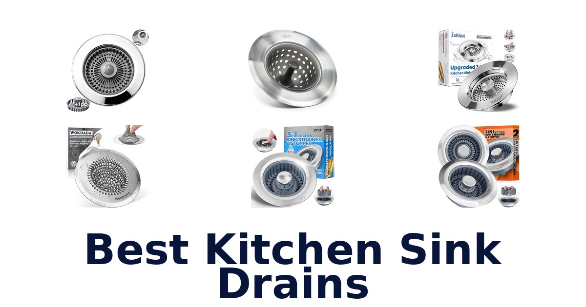 best kitchen sink drains