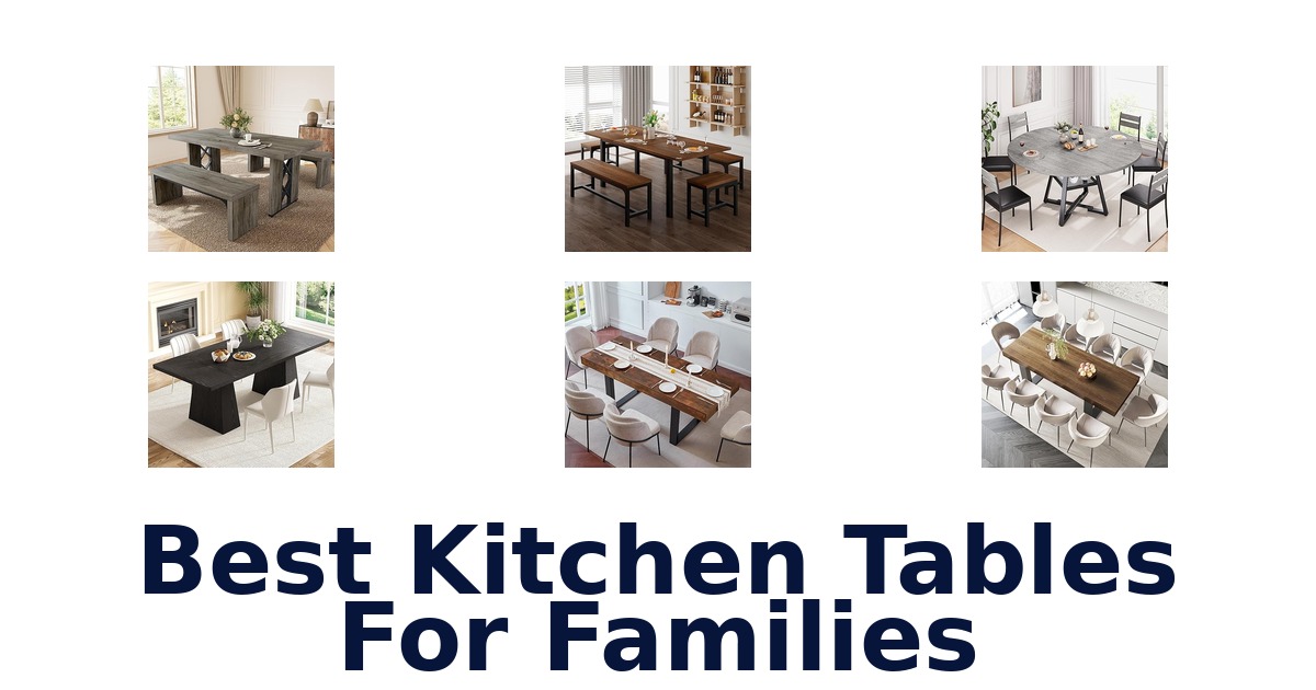best kitchen tables for families