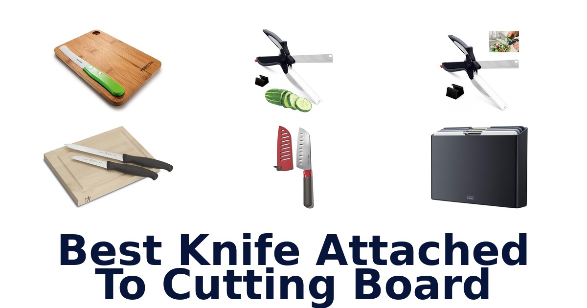 best knife attached to cutting board