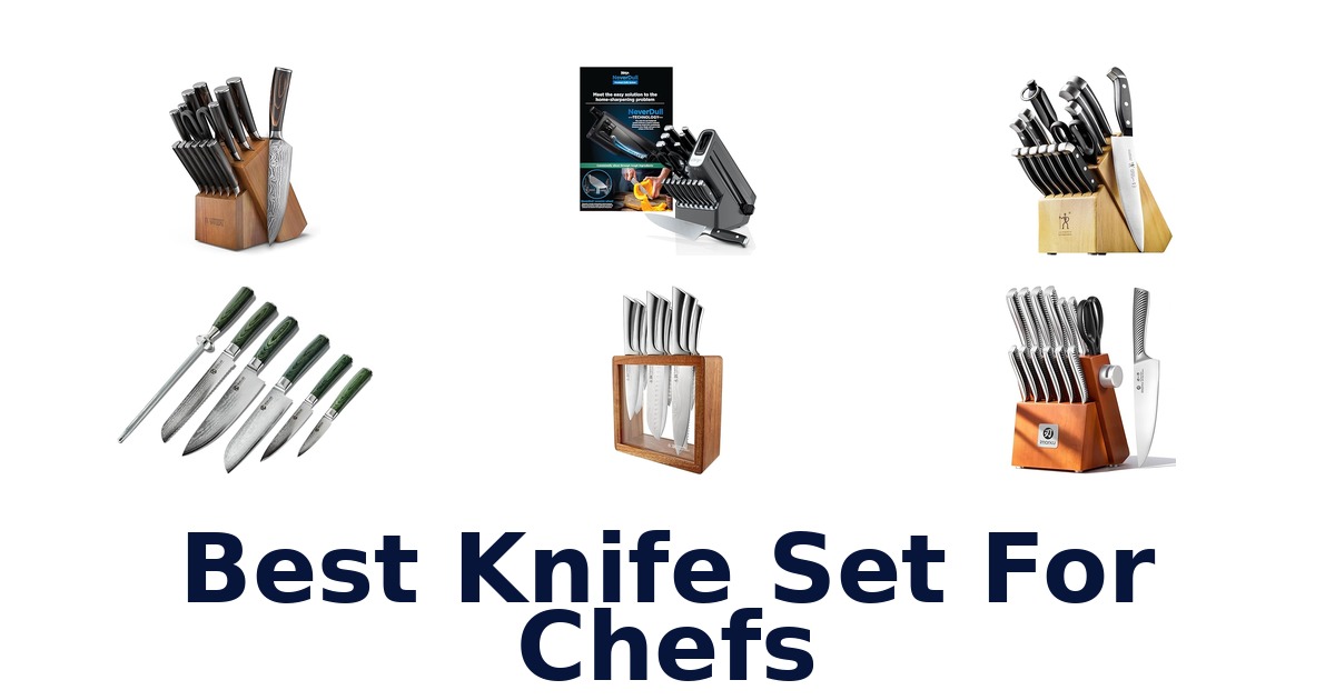 best knife set for chefs