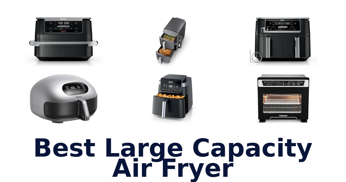 Best Large Capacity Air Fryers Tested!