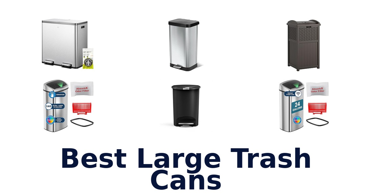 best large trash cans