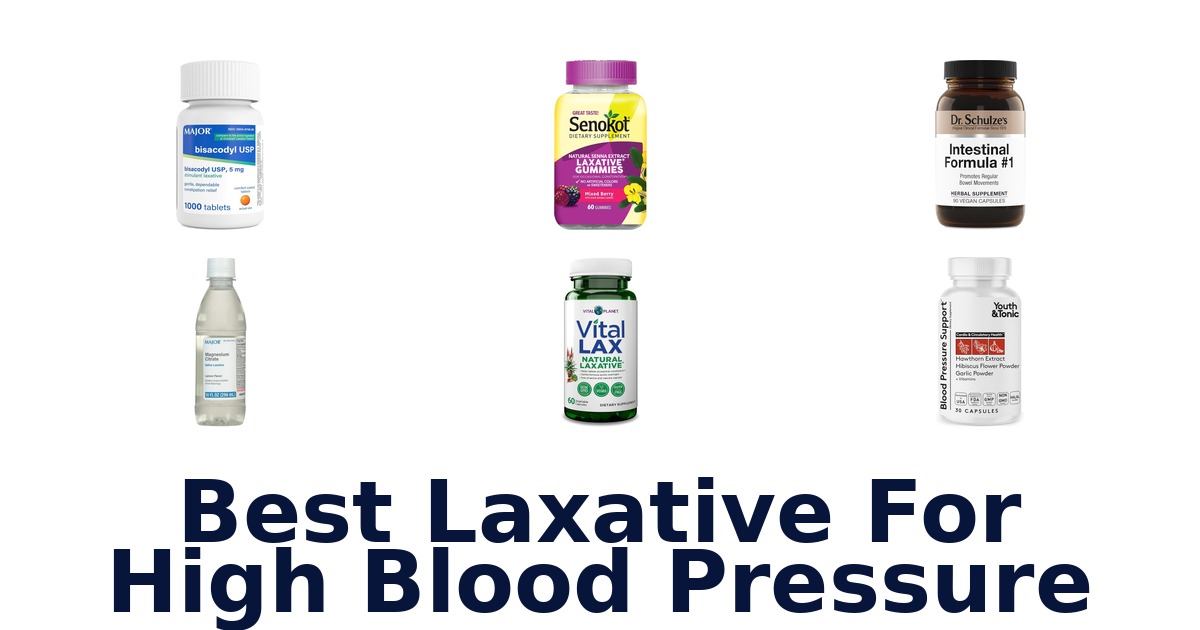 best laxative for high blood pressure