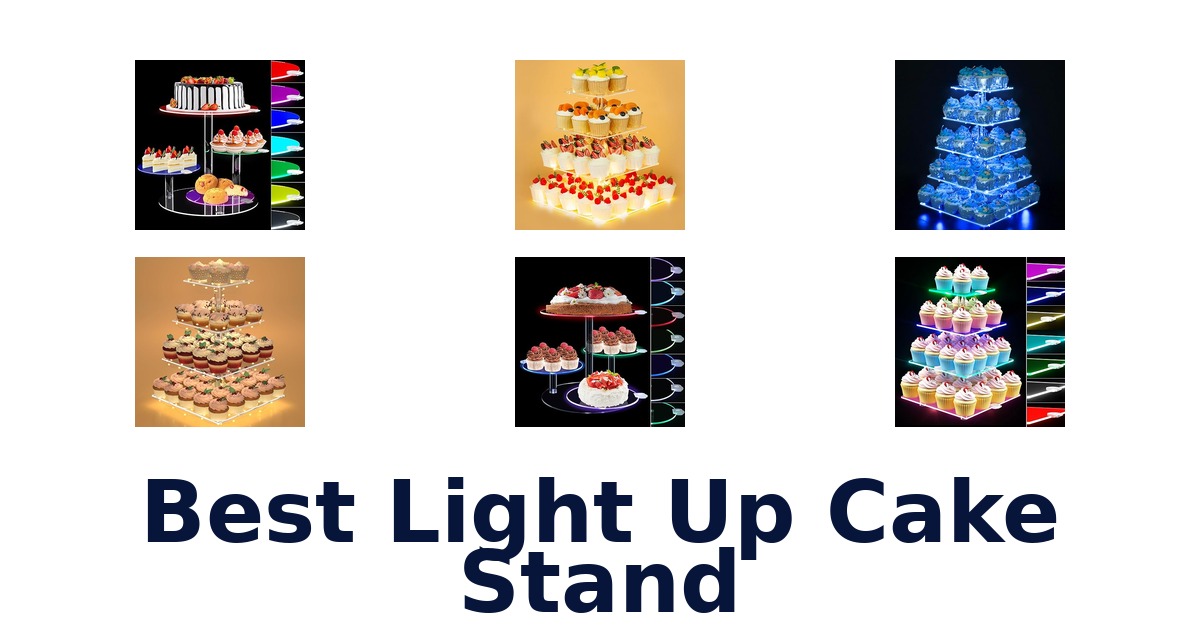 best light up cake stand
