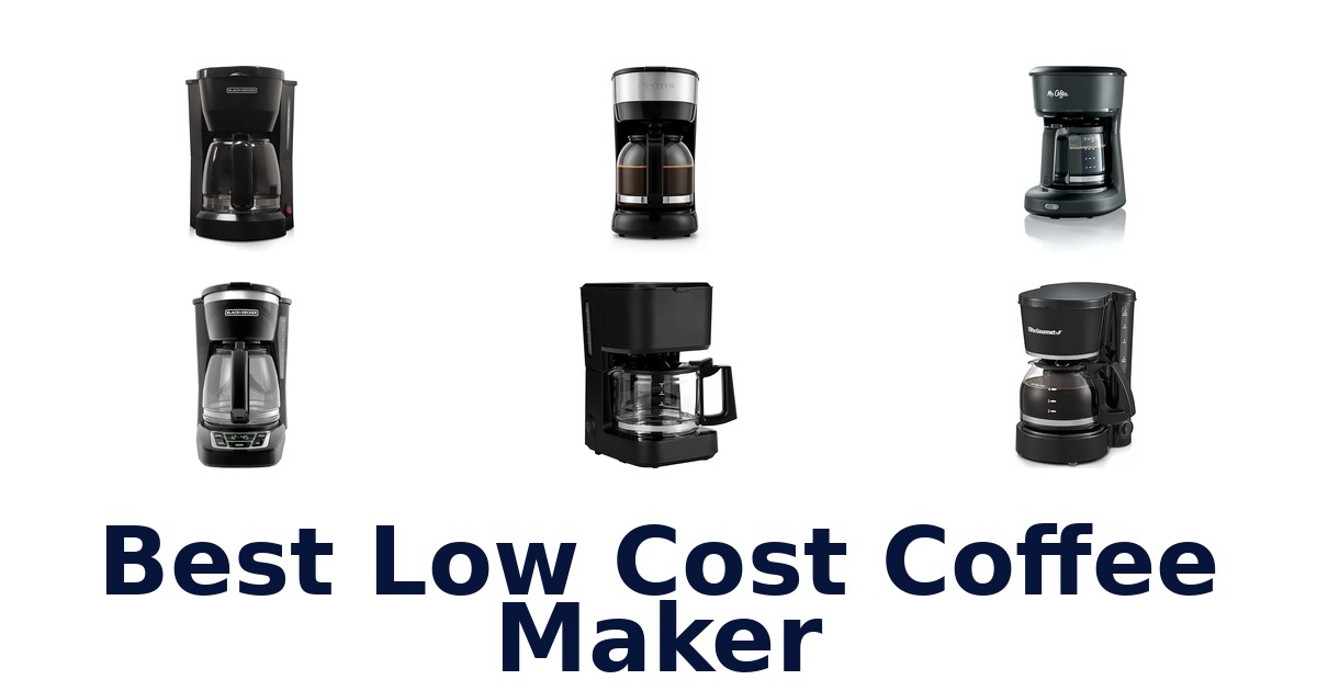 best low cost coffee maker